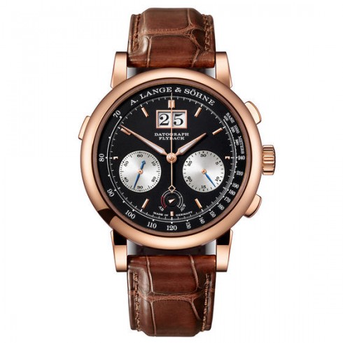 A. Lange and Sohne Datograph Up Down Black Dial 18K Pink Gold Men's Watch 405.031 watches