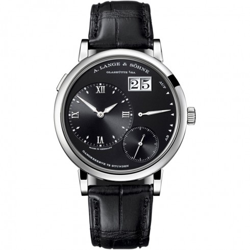 A. Lange and Sohne Grand Lange 1 Black Dial 18kt White Gold Men's Watch 117.028 watches