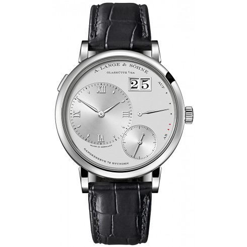 A. Lange and Sohne Grand Lange 1 Silver Dial Platinum Men's Watch 117.025 watches