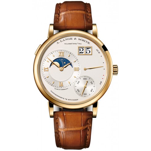 A Lange and Sohne Grande Lange 1 Moon Phase 18K Yellow Gold Men's Watch 139.021 watches