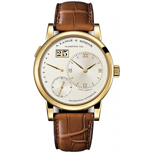 A. Lange and Sohne Lange 1 Daymatic Champagne Dial 18K Yellow Gold Ladies Watch 320.021 watches