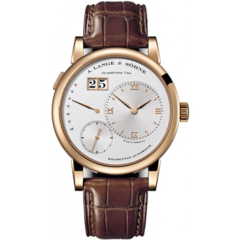 A. Lange and Sohne Lange 1 Daymatic Silver Dial 18kt Rose Gold Men's Watch 320.032 watches
