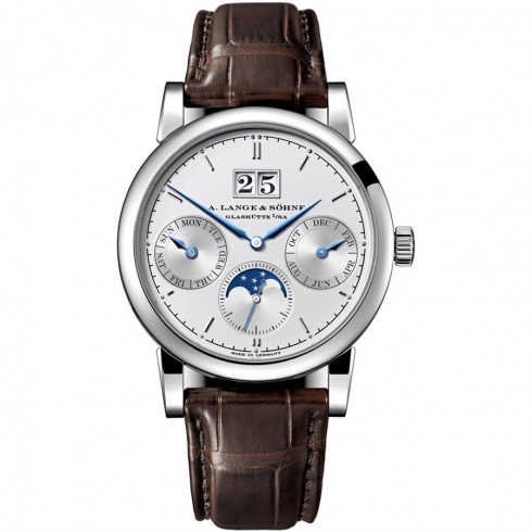 A. Lange and Sohne Saxonia Annual Calendar 18K White Gold Automatic Men's Watch 330.026 watches
