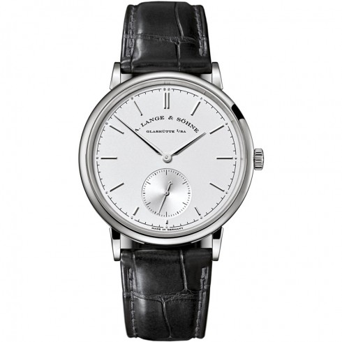 A. Lange and Sohne Saxonia Silver Dial 18kt White Gold Automatic Men's Watch 380.026 watches