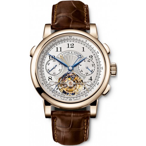 A. Lange and Sohne Tourbograph Pour le Merite Silver Dial Ladies Watch 712.050 watches