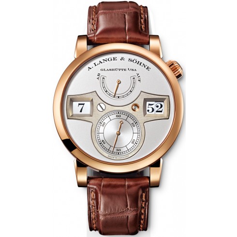 A. Lange and Sohne Zeitwerk Silver Dial 18K Rose Gold Men's Watch 140.032 watches