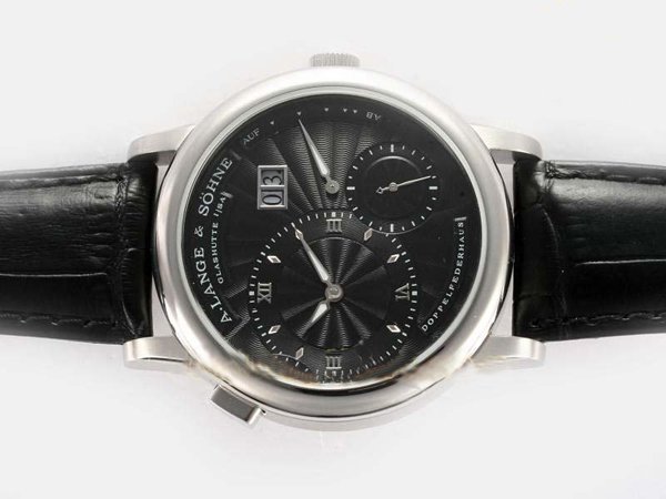 A.Lange Sohne Lange 1 101.035 Manual Winding Stainless Steel Bezel Mens Watch watches