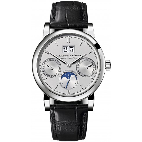 A. Lange & Sohne Saxonia Annual Calendar Silver Dial Men's Watch 330.025 watches