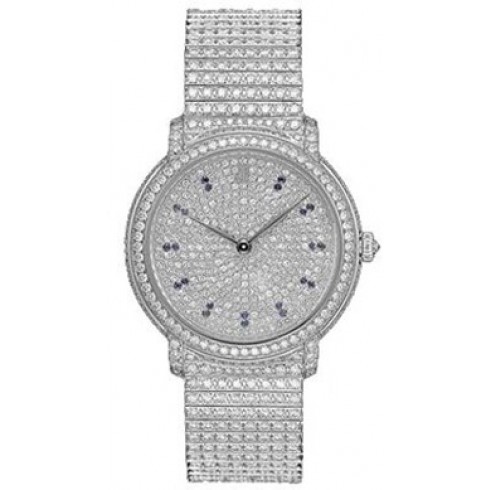 Aduemars Piguet Jules Audemars Diamod Pave Dial 18kt White Gold Ladies Watch 15125BC.ZZ.8040BC.01 watches