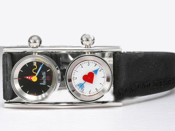 Alain Silberstein Karavan Moon KV12 Black Rubber Strap Womens Watch watches