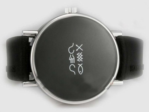 Alain Silberstein Rondo Dots OG11 Mens Stainless Steel Case Round Watch watches