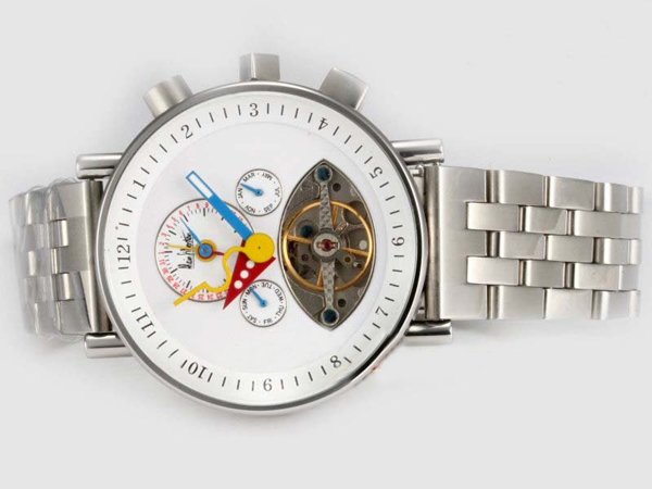 Alain Silberstein Tourbillon D art Tourbillon Cuir Tricolor 2 Mens Automatic 40mm Watch watches