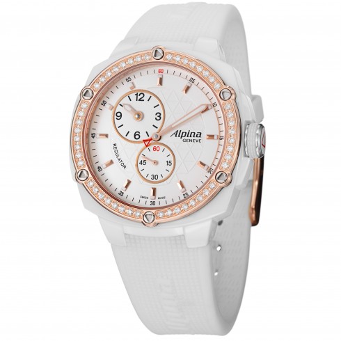 Alpina Adventure Extreme White Dial White Rubber Ladies Watch AL650LSSS3AEDC4 watches