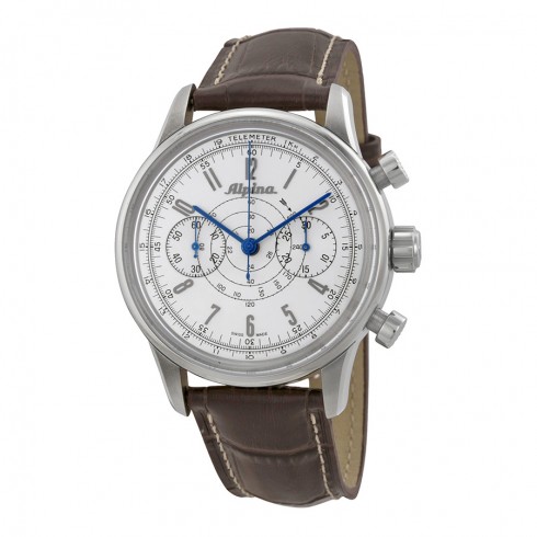 Alpina Alpina 130 Pilot Heritage Chronograph Silver Dial Men's Watch AL-860S4H6 watches
