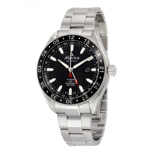 Alpina Alpiner 4 GMT Automatic Black Dial Men's Watch AL-550G5AQ6B watches