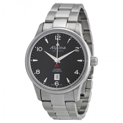Alpina Alpiner Automatic Black Dial Stainless Steel Men's Watch AL-525B4E6B watches