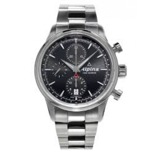 Alpina Alpiner Chronograph Automatic Black Dial Steel Men's Watch AL-750B4E6B watches