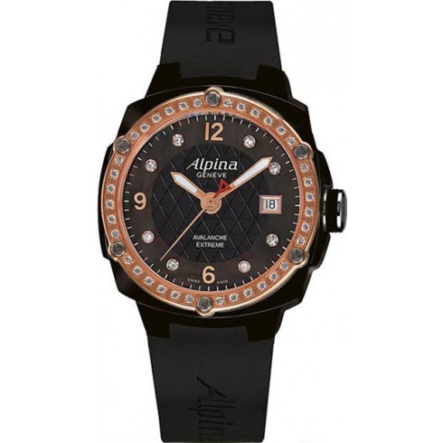 Alpina Avalanche Extreme Black Mother of Pearl Dial Ladies Watch AL-240MPBD3FBAEDC4 watches