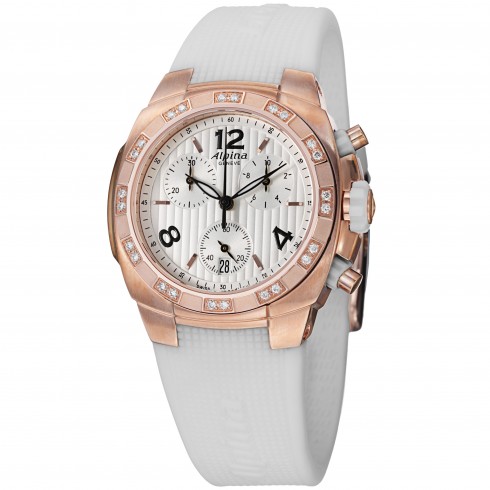 Alpina Avalanche Extreme Silver Dial White Rubber Ladies Watch AL350LWWW2AD4 watches