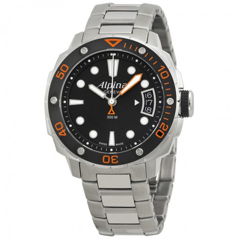 Alpina Extreme Diver 300 Black Dial Steel Bracelet Ladies Watch AL240LBO3V6B watches