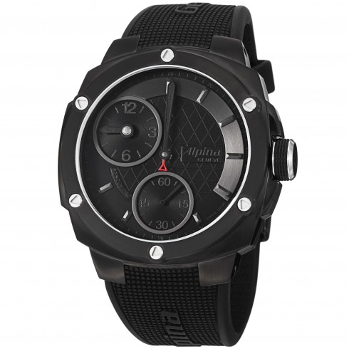 Alpina Extreme Regulator Mechanical Black Dial Rubber Men's Watch AL650LG5FBAE6O watches