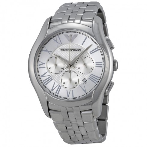 Armani Classic Chronograph Silver Dial Stainless Steel Men's Watch AR1702 watches