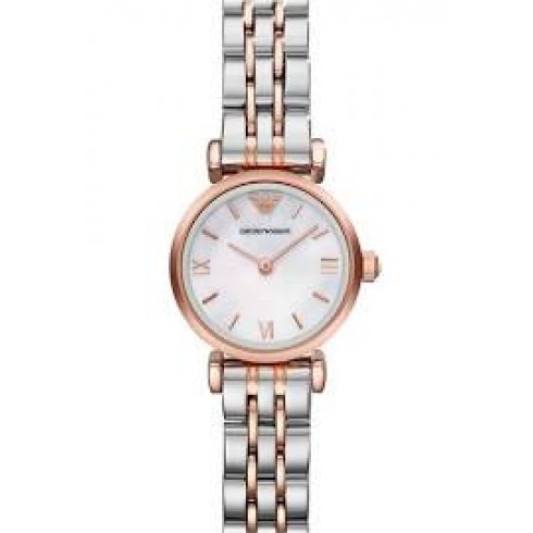 Armani Classic White Mother Of Pearl Dial Ladies Watch AR1764 watches