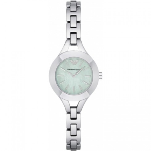 Armani Dress Sea Blue Mother Of Pearll Dial Ladies Watch AR7416 watches