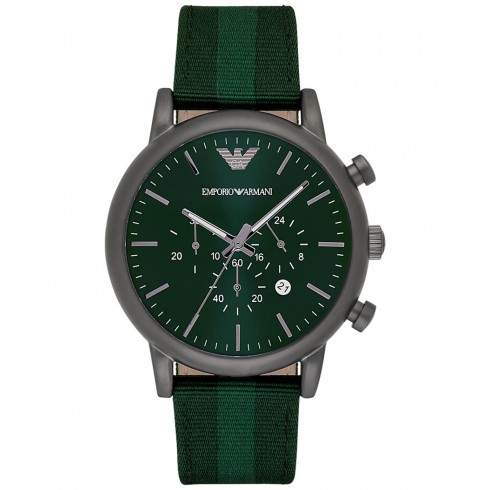 Armani Luigi Green Dial Men's Chronograph Watch AR1950 watches