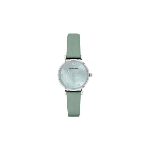 Armani Retro Sea Blue Mother Of Pearl Dial Ladies Watch AR1959 watches