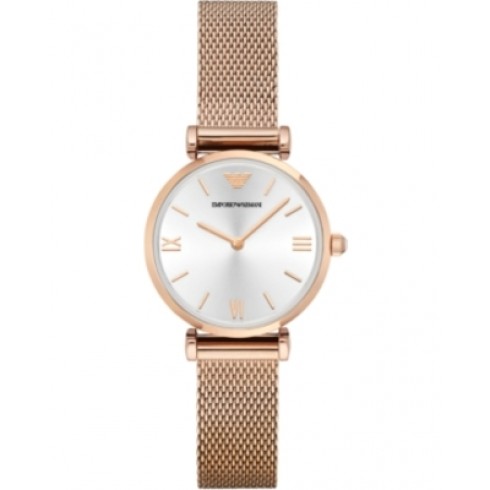 Armani Retro Silver Dial Ladies Watch AR1956 watches