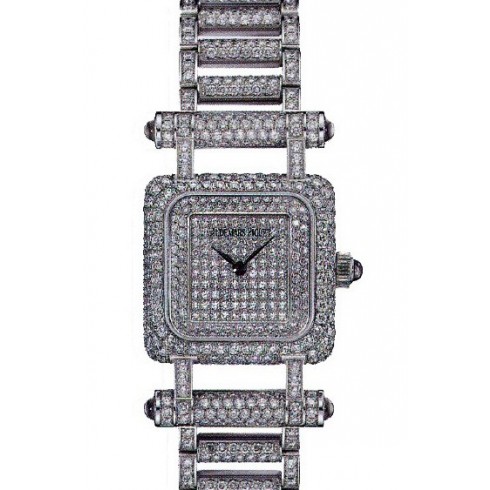Audemars and Piguet Deva Diamond Pave Dial 18kt White Gold Ladies Watch 67424BCZZ1204BC01 watches
