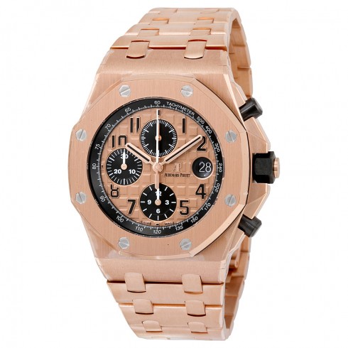 Audemars Piguet Rose Dial 18kt Pink Gold Men's Watch 26470OROO1000OR01 watches