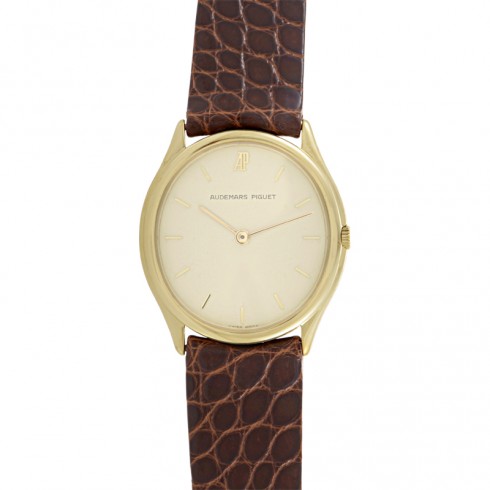 Audemars Piguet Champagne Dial 18kt Yellow Gold Ladies Watch 14459BAOO0002XX01 watches