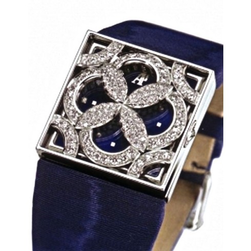 Audemars Piguet Danae Blue Dial Diamond Satin Ladies Watch 67487BCZZA023MR01 watches