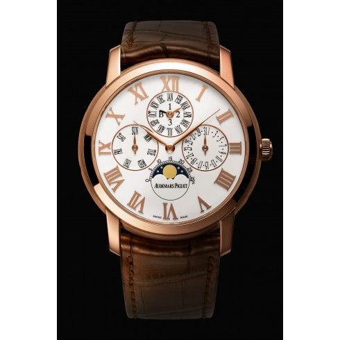 Audemars Piguet Dragon Automatic Enamel Dial Brown Leather Men's Watch 26391OR.OO.D088CR.01 watches