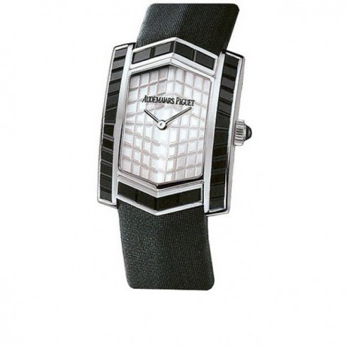 Audemars Piguet Facettes Black Sapphire 18 kt White Gold Ladies Watch 67492BC.XX.A004SU.01 watches