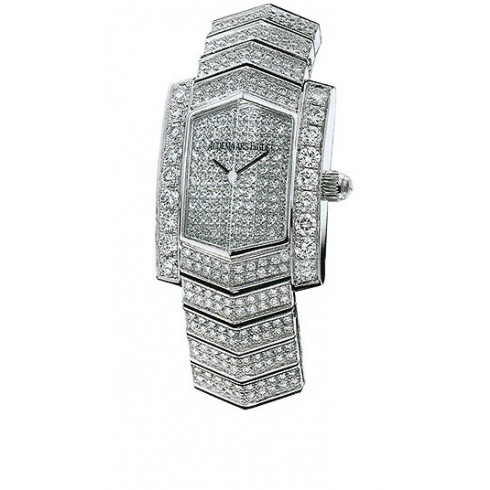 Audemars Piguet Facettes Diamond Pave 18 kt White Gold Ladies Watch 67491BC.ZZ.9160BC.01 watches