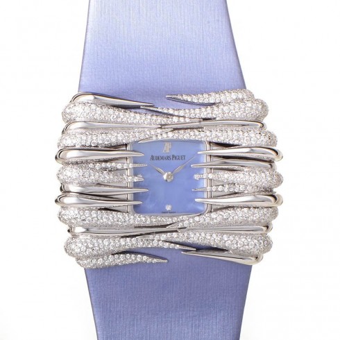 Audemars Piguet Givrine Manual Wind Diamond 18 kt White GoldLadies Watch 77225bc.zz.a072su.01 watches