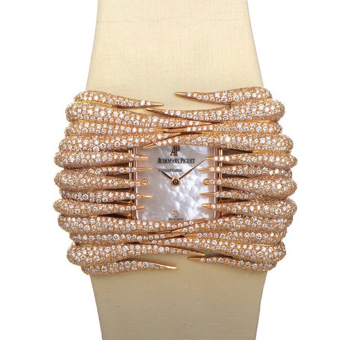 Audemars Piguet Givrine Mother of Pearl Diamond Dial Rose Gold Ladies Watch 77224OR.ZZ.A012SU.01 watches