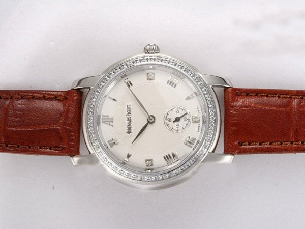 Audemars Piguet Jules Audemars 77209BC.ZZ.A001CR.01 White Dial Round Manual Winding Watch watches