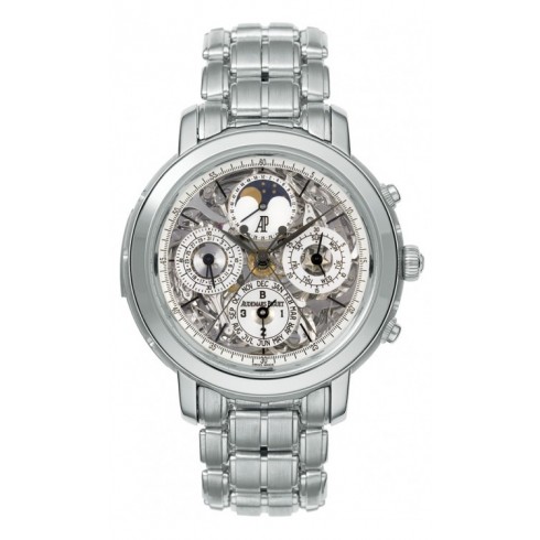 Replica Audemars Piguet Jules Audemars Automatic Chronograph Multi-Function Platinum Men's Watch 26023PT.OO.1138PT.01 Watch