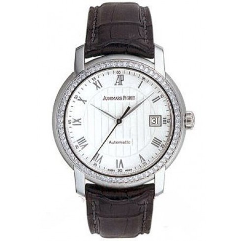 Audemars Piguet Jules Audemars Automatic Diamond Bezel White Gold Men's Watch 15140BC.ZZ.A002CR.01 watches