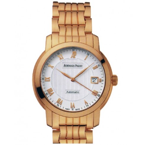 Audemars Piguet Jules Audemars Automatic Silver Dial 18 kt Rose Gold Men's Watch 15135OR.OO.1206OR.01 watches