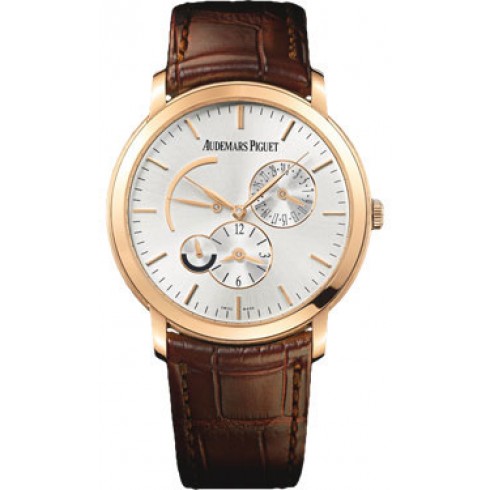 Audemars Piguet Jules Audemars Dual Time Silver Dial Automatic Men's Watch 26380OROOD088CR01 watches
