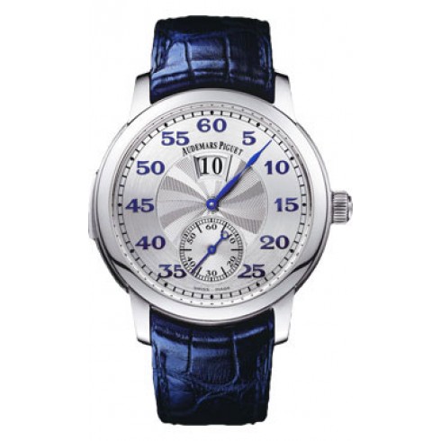 Audemars Piguet Jules Audemars Jumping Hour Silver Dial Platinum Men's Watch 26151PTOOD028CR02 watches