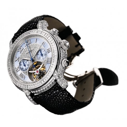 Audemars Piguet Jules Audemars Manual Wind Chronograph Diamond Pave Ladies Watch 26083BC.ZZ.D001GA.01 watches