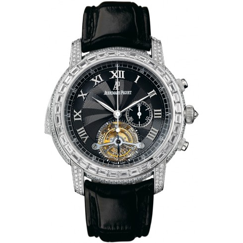 Audemars Piguet Jules Audemars Minute Repeater Diamond Tourbillon Chronograph Men's Watch 26118BC.ZZ.D002CR.01 watches