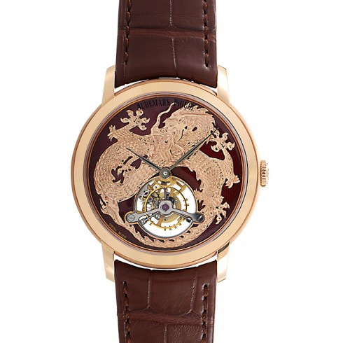 Audemars Piguet Jules Audemars Red Dragon Dial 18K Rose Gold Men's Watch 26569OR.OO.D088CR.02 watches