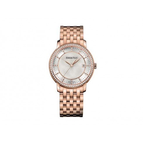 Audemars Piguet Jules Audemars Silver Dial Diamond 18kt Pink Gold Men's Watch 15173ORZZ1270OR01 watches